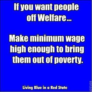 People off welfare